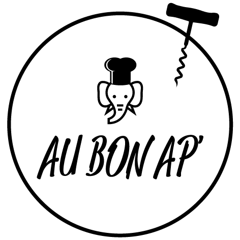 Sticker rond bon appétit